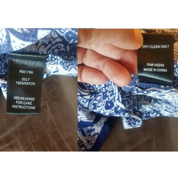 Bacio Womens Romper Shorts Size Large Boho Short sleeve bohemian Blue Gypsy - Picture 12 of 12